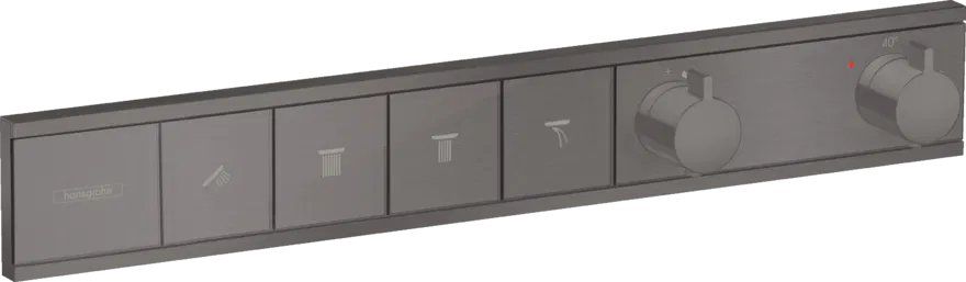 Змішувач прихованого монтажу Hansgrohe RainSelect чорний матовий хром 15382340