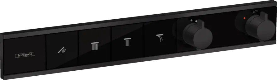 Змішувач прихованого монтажу Hansgrohe RainSelect чорний матовий 15382670