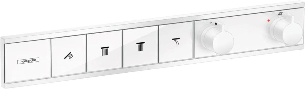 Змішувач прихованого монтажу Hansgrohe RainSelect білий матовий 15382700