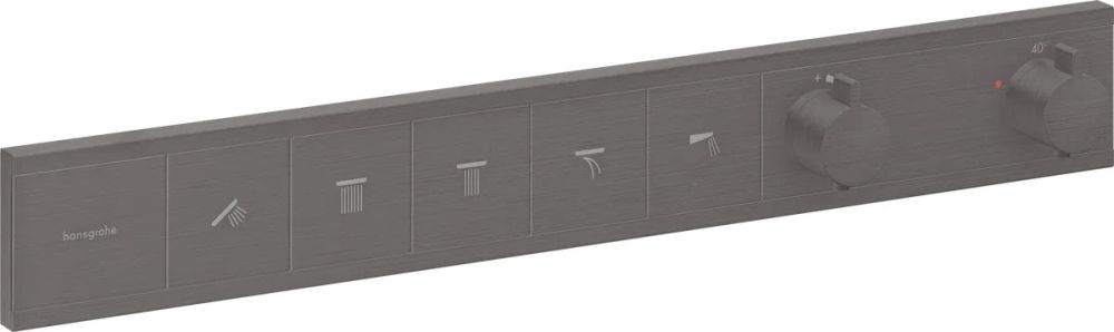 Змішувач прихованого монтажу Hansgrohe RainSelect чорний матовий хром 15384340