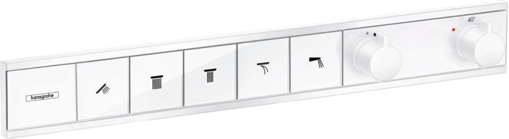 Змішувач прихованого монтажу Hansgrohe RainSelect білий матовий 15384700