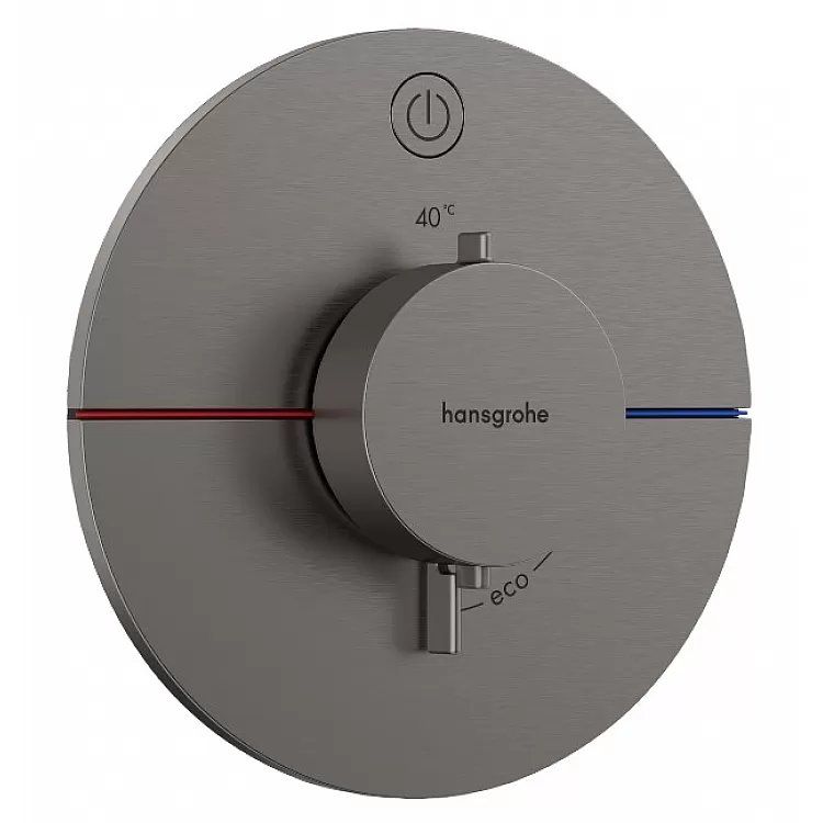 Змішувач прихованого монтажу Hansgrohe ShowerSelect Comfort S чорний матовий хром 15553340