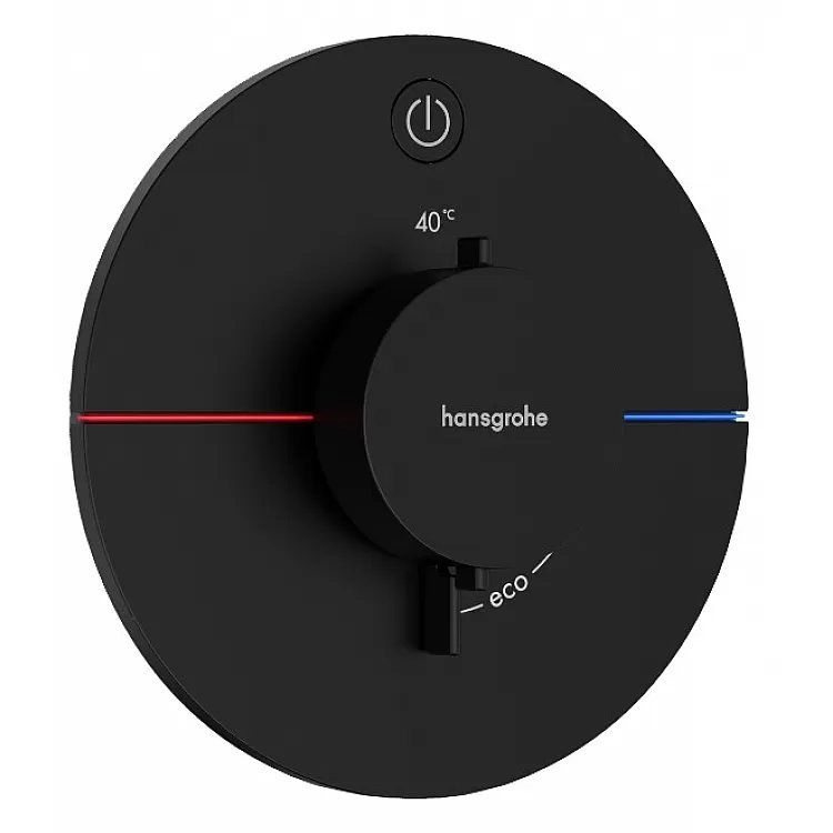 Змішувач прихованого монтажу Hansgrohe ShowerSelect Comfort S чорний матовий 15553670
