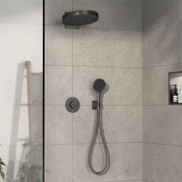 Змішувач прихованого монтажу Hansgrohe ShowerSelect Comfort S чорний матовий хром 15554340