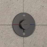 Змішувач прихованого монтажу Hansgrohe ShowerSelect Comfort S чорний матовий хром 15554340