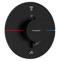 Змішувач прихованого монтажу Hansgrohe ShowerSelect Comfort S чорний матовий 15554670