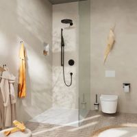 Змішувач прихованого монтажу Hansgrohe ShowerSelect Comfort S чорний матовий 15554670