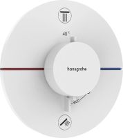 Змішувач прихованого монтажу Hansgrohe ShowerSelect Comfort S білий матовий 15554700
