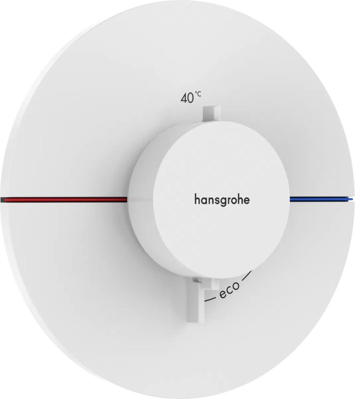 Змішувач прихованого монтажу Hansgrohe ShowerSelect Comfort S білий матовий 15559700