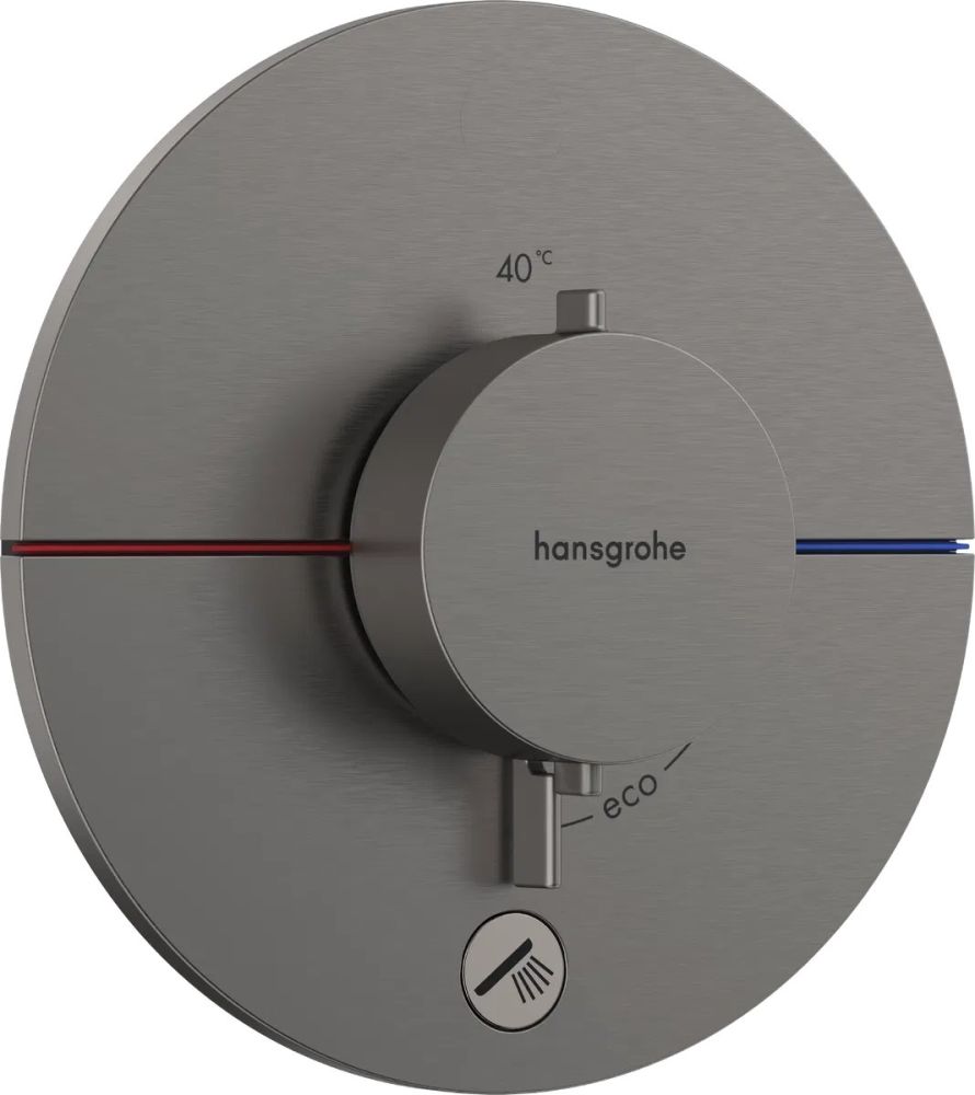 Змішувач прихованого монтажу Hansgrohe ShowerSelect Comfort S чорний матовий хром 15562340