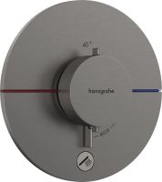 Змішувач прихованого монтажу Hansgrohe ShowerSelect Comfort S чорний матовий хром 15562340