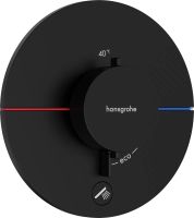 Змішувач прихованого монтажу Hansgrohe ShowerSelect Comfort S чорний матовий 15562670
