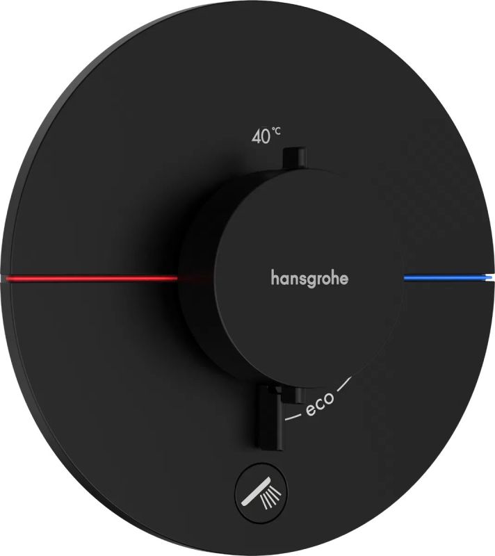 Змішувач прихованого монтажу Hansgrohe ShowerSelect Comfort S чорний матовий 15562670