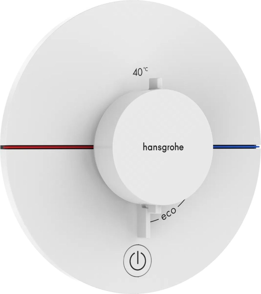 Змішувач прихованого монтажу Hansgrohe ShowerSelect Comfort S білий матовий 15562700