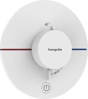Змішувач прихованого монтажу Hansgrohe ShowerSelect Comfort S білий матовий 15562700