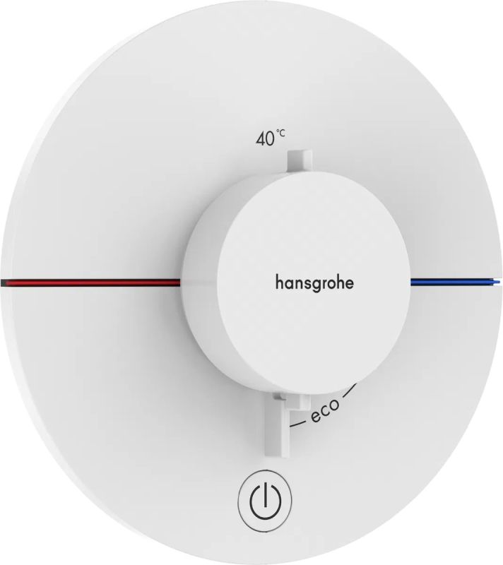 Змішувач прихованого монтажу Hansgrohe ShowerSelect Comfort S білий матовий 15562700