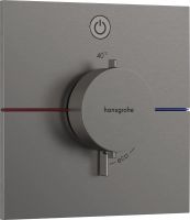 Змішувач прихованого монтажу Hansgrohe ShowerSelect Comfort E чорний матовий хром 15571340