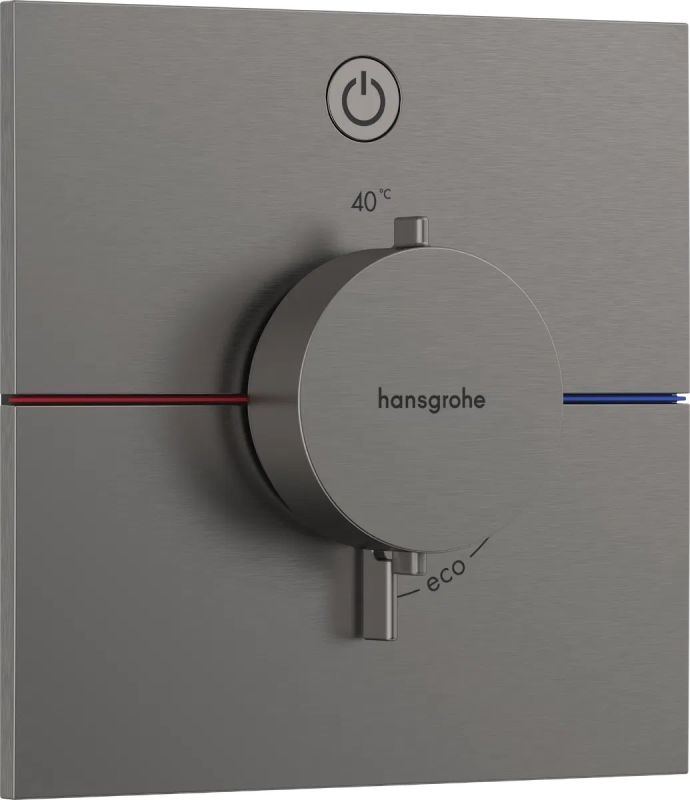 Змішувач прихованого монтажу Hansgrohe ShowerSelect Comfort E чорний матовий хром 15571340