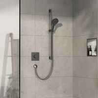 Змішувач прихованого монтажу Hansgrohe ShowerSelect Comfort E чорний матовий хром 15571340