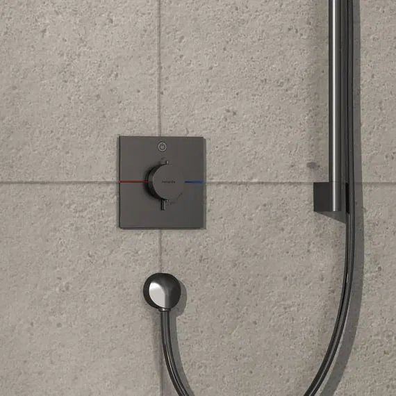 Змішувач прихованого монтажу Hansgrohe ShowerSelect Comfort E чорний матовий хром 15571340