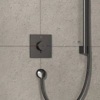Змішувач прихованого монтажу Hansgrohe ShowerSelect Comfort E чорний матовий хром 15571340