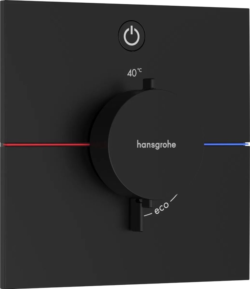 Змішувач прихованого монтажу Hansgrohe ShowerSelect Comfort E чорний матовий 15571670