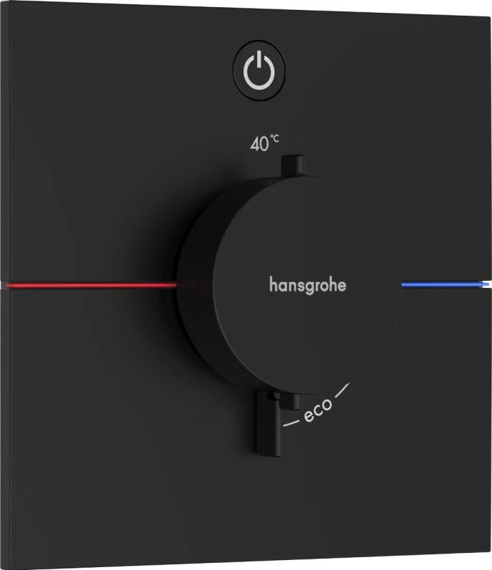 Змішувач прихованого монтажу Hansgrohe ShowerSelect Comfort E чорний матовий 15571670