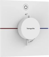 Змішувач прихованого монтажу Hansgrohe ShowerSelect Comfort E білий матовий 15571700