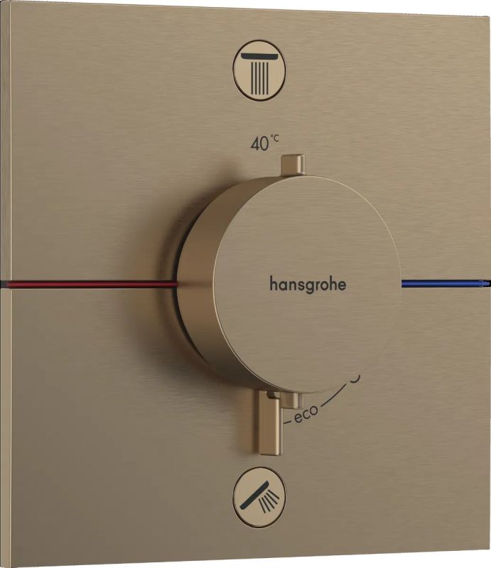 Змішувач прихованого монтажу Hansgrohe ShowerSelect Comfort E бронза 15572140