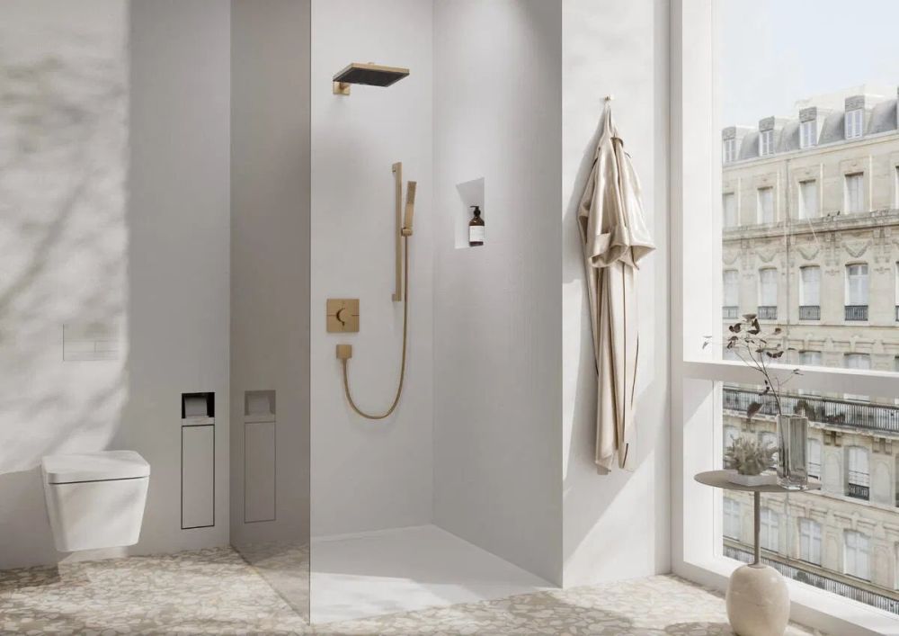 Змішувач прихованого монтажу Hansgrohe ShowerSelect Comfort E бронза 15572140