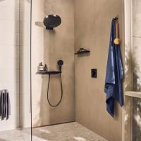 Змішувач прихованого монтажу Hansgrohe ShowerSelect Comfort E чорний матовий хром 15572340