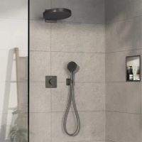 Змішувач прихованого монтажу Hansgrohe ShowerSelect Comfort E чорний матовий хром 15572340