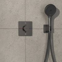 Змішувач прихованого монтажу Hansgrohe ShowerSelect Comfort E чорний матовий хром 15572340