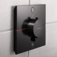 Змішувач прихованого монтажу Hansgrohe ShowerSelect Comfort E чорний матовий 15572670