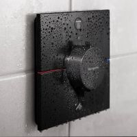 Змішувач прихованого монтажу Hansgrohe ShowerSelect Comfort E чорний матовий 15572670