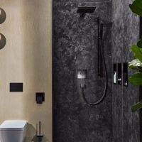 Змішувач прихованого монтажу Hansgrohe ShowerSelect Comfort E чорний матовий 15572670