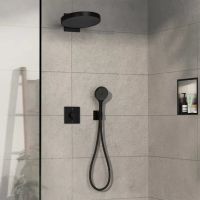 Змішувач прихованого монтажу Hansgrohe ShowerSelect Comfort E чорний матовий 15572670