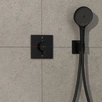 Змішувач прихованого монтажу Hansgrohe ShowerSelect Comfort E чорний матовий 15572670