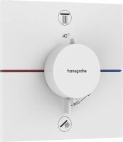 Змішувач прихованого монтажу Hansgrohe ShowerSelect Comfort E білий матовий 15572700