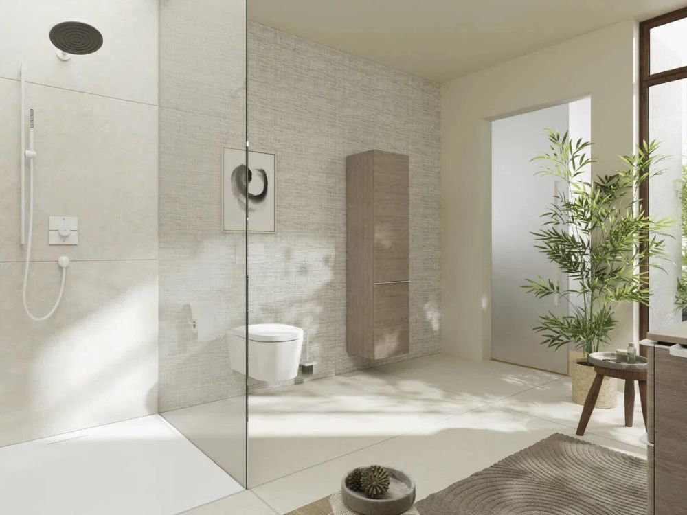 Змішувач прихованого монтажу Hansgrohe ShowerSelect Comfort E білий матовий 15572700