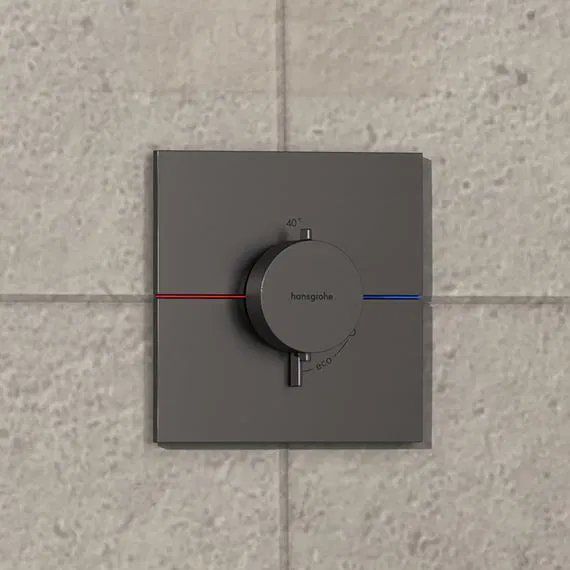 Змішувач прихованого монтажу Hansgrohe ShowerSelect Comfort E чорний матовий хром 15574340