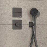 Змішувач прихованого монтажу Hansgrohe ShowerSelect Comfort E чорний матовий хром 15574340