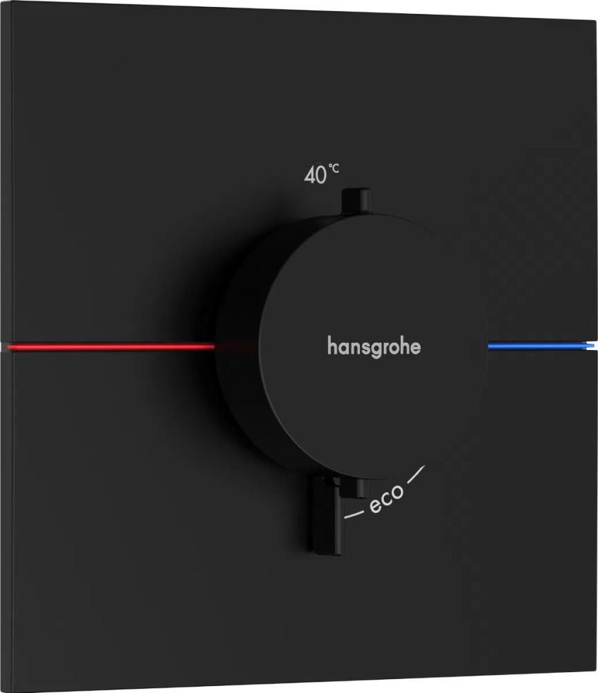 Змішувач прихованого монтажу Hansgrohe ShowerSelect Comfort E чорний матовий 15574670