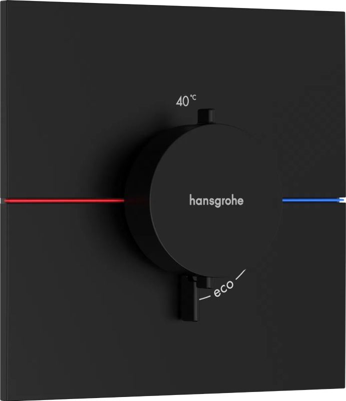 Змішувач прихованого монтажу Hansgrohe ShowerSelect Comfort E чорний матовий 15574670