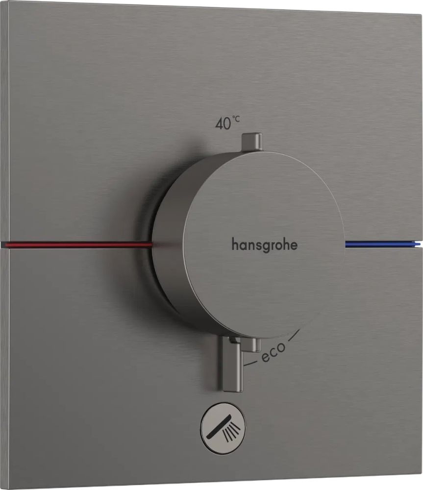 Змішувач прихованого монтажу Hansgrohe ShowerSelect Comfort E чорний матовий хром 15575340