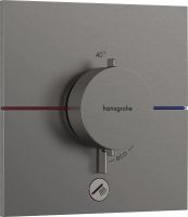 Змішувач прихованого монтажу Hansgrohe ShowerSelect Comfort E чорний матовий хром 15575340