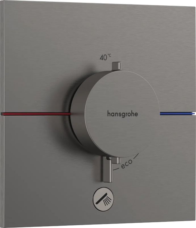 Змішувач прихованого монтажу Hansgrohe ShowerSelect Comfort E чорний матовий хром 15575340