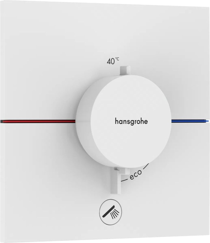 Змішувач прихованого монтажу Hansgrohe ShowerSelect Comfort E білий матовий 15575700