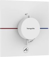 Змішувач прихованого монтажу Hansgrohe ShowerSelect Comfort E білий матовий 15575700