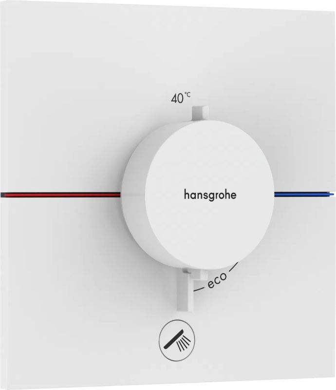 Змішувач прихованого монтажу Hansgrohe ShowerSelect Comfort E білий матовий 15575700